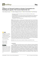 Influence of thermal comfort on energy consumption for building occupants: The current state of the art