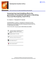 Assessing how load-shedding affects the generation of household food waste in Merafong City Local Municipality, South Africa