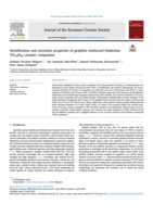Densification and corrosion properties of graphite reinforced binderless TiC 70 N 30 ceramic composites