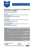 Digital literacy in townships: The problems and the promise for SMMEs