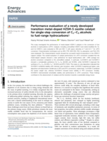 Performance evaluation of a newly developed transition metal-doped HZSM-5 zeolite catalyst for single-step conversion of C1-C3 alcohols to fuel-range hydrocarbons