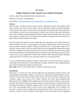 Insider threats to cyber security in an audit environment
