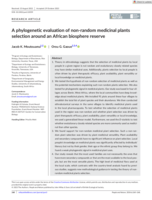 A phylogenetic evaluation of non-random medicinal plants selection around an African biosphere reserve