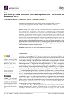 The role of trace metals in the development and progression of prostate cancer