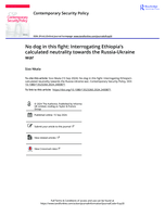 No dog in this fight: Interrogating Ethiopia's calculated neutrality towards the Russia-Ukraine war
