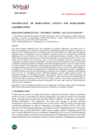 Governance of bargaining levels and bargaining coordination