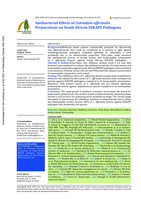 Antibacterial effects of calendula officinalis preparations on South African ESKAPE pathogens