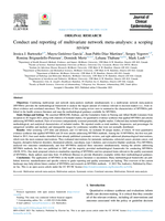 Conduct and reporting of multivariate network meta-analyses: A scoping review