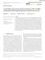 A probabilistic approach for optimal integration of EVs and RES using artificial hummingbird algorithm in distribution network