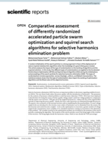 Comparative assessment of differently randomized accelerated particle swarm optimization and squirrel search algorithms for selective harmonics elimination problem