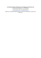  Investigating the effects of double-pass TIG welding on the mechanical and microstructural properties of AISI 1008 steel