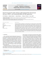 Solar PV focused LFC studies utilizing an SFS-optimized PID with fractional derivative (PIDDμ), and incorporating BESS and FESS applications