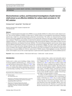 Electrochemical, surface, and theoretical investigations of palm kernel shell extract as an effective inhibitor for carbon-steel corrosion in 1&nbsp;M HCl solution