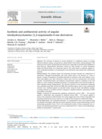 Synthesis and antibacterial activity of angular tetrahydrocycloamino [1,2-a]quinoxalin-4-one derivatives
