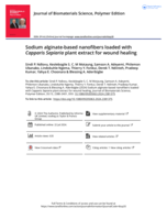 Sodium alginate-based nanofibers loaded with Capparis Sepiaria plant extract for wound healing