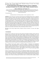 An innovation-based virtual flipped learning system in a ubiquitous learning environment the 21st century skills of higher education learners