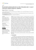 Decentralized sanitation alternatives in cities of the global south—A case of constructed wetlands in Bulawayo, Zimbabwe