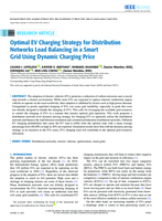 Optimal EV charging strategy for distribution networks load balancing in a smart grid using dynamic charging price