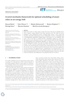 A novel stochastic framework for optimal scheduling of smart cities as an energy hub