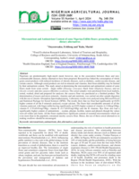 Micronutrient and Antinutrient Content of some Nigerian Edible flours: Promoting healthy dietary alternatives