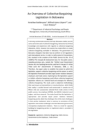 An overview of collective bargaining legislation in Botswana