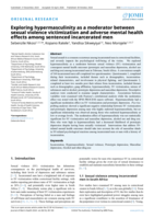 Exploring hypermasculinity as a moderator between sexual violence victimization and adverse mental health effects among sentenced incarcerated men