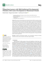 Supporting learners with mild intellectual developmental disorders with career development in mainstream schools
