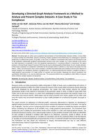 Developing a directed graph analysis framework as a method to analyse and present complex datasets: A case study in tax compliance