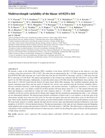 Multiwavelength variability of the blazar AO 0235+164