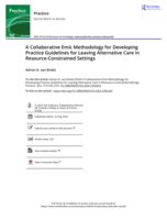 A collaborative emic methodology for developing practice guidelines for leaving alternative care in resource-constrained settings