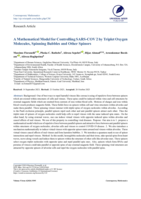 A mathematical model for controlling SARS-COV 2 by triplet oxygen molecules, spinning bubbles and other spinors