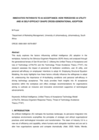 Innovative pathways to AI acceptance: How perceived ai utility and AI self-efficacy shape cross-generational adoption