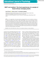 NEET and resilient: The lived experiences of a sample of South African emerging adults