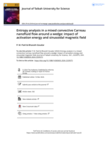 Entropy analysis in a mixed convective Carreau nanofluid flow around a wedge: impact of activation energy and sinusoidal magnetic field