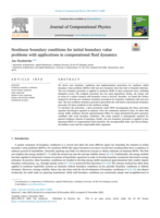 Nonlinear boundary conditions for initial boundary value problems with applications in computational fluid dynamics