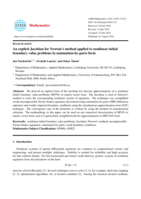 An explicit Jacobian for Newton's method applied to nonlinear initial boundary value problems in summation-by-parts form