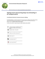 Apping lunch and earning keep: Eco-Schooling in an unequal world