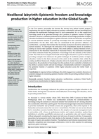 Neoliberal labyrinth: Epistemic freedom and knowledge production in higher education in the Global South