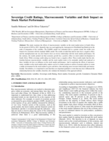 Sovereign credit ratings, macroeconomic variables and their impact on stock market performance