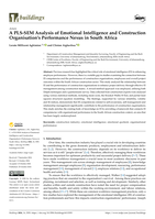 A PLS-SEM analysis of emotional intelligence and construction organisation's performance nexus in South Africa