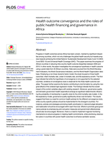 Health outcome convergence and the roles of public health financing and governance in Africa