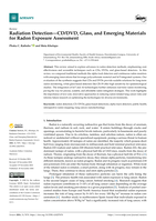 Radiation detection-CD/DVD, glass, and emerging materials for radon exposure assessment