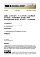 Global asymmetries in international doctoral education: Dissertations on education development in Africa at Finnish universities: Dissertations on education development in Africa at Finnish universities