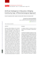 Artificial intelligence in education, bridging community gap: A phenomenological approach