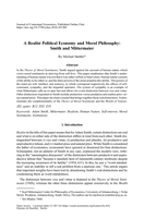 A realist political economy and moral philosophy: Smith and mittermaier
