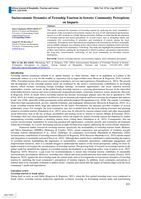 Socioeconomic dynamics of township tourism in Soweto: Community perceptions on impacts