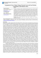 Navigating the nexus: Climate change, protected areas, and local tourism communities in Sub-Saharan Africa 