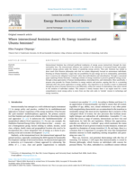 Where intersectional feminism doesn't fit: Energy transition and Ubuntu feminism?