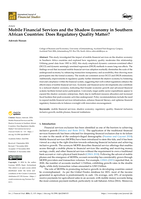 Mobile financial services and the shadow economy in Southern African countries: Does regulatory quality matter?