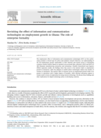 Revisiting the effect of information and communication technologies on employment growth in Ghana: The role of enterprise formality
